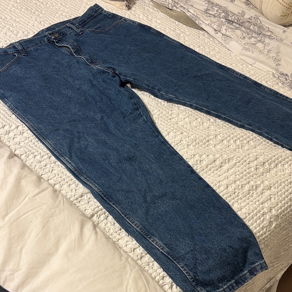 Rustler Classic Blue Denim Jeans, men's